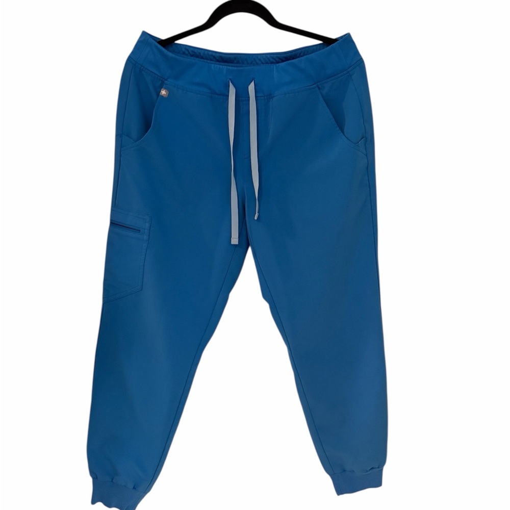 Men's Blue Drawstring Jogger Pants